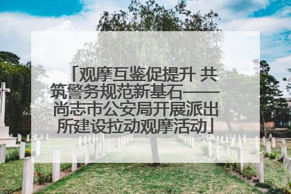 观摩互鉴促提升 共筑警务规范新基石——尚志市公安局开展派出所建设拉动观摩活动